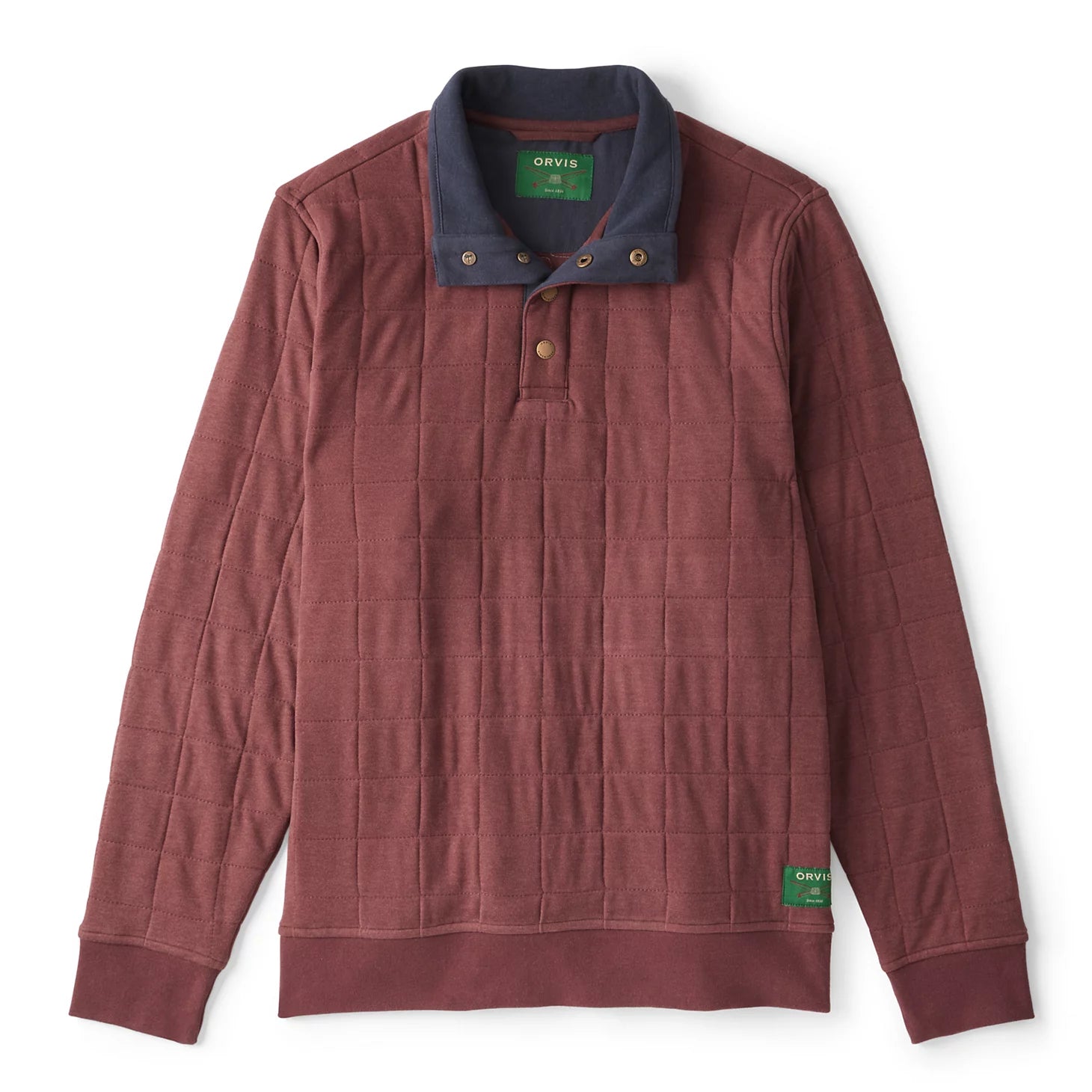 Orvis | Men's Battenkill Quilted 1/4-Snap Sweatshirt