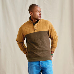 Orvis | Men's Battenkill Colorblock Quilted 1/4-Snap Sweatshirt