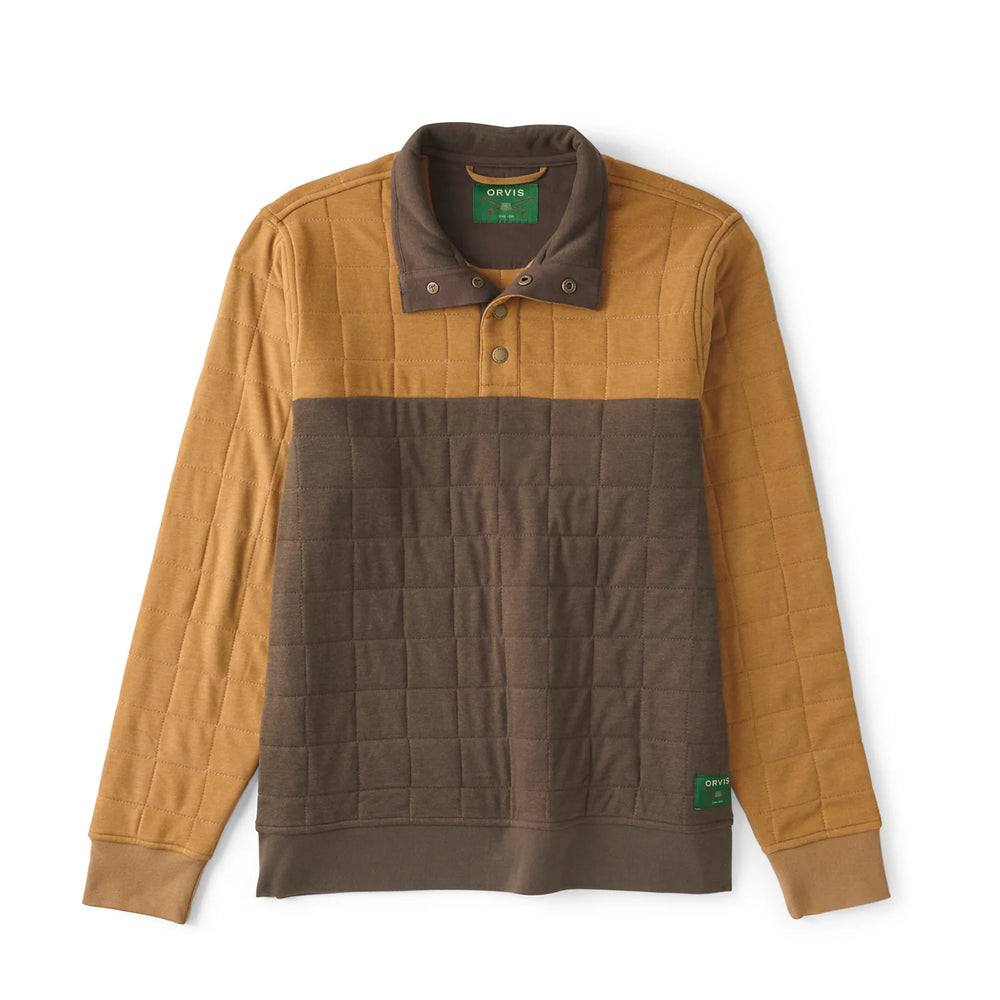 Orvis | Men's Battenkill Colorblock Quilted 1/4-Snap Sweatshirt