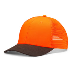Orvis | Blaze Orange Waxed Brim Mesh Cap