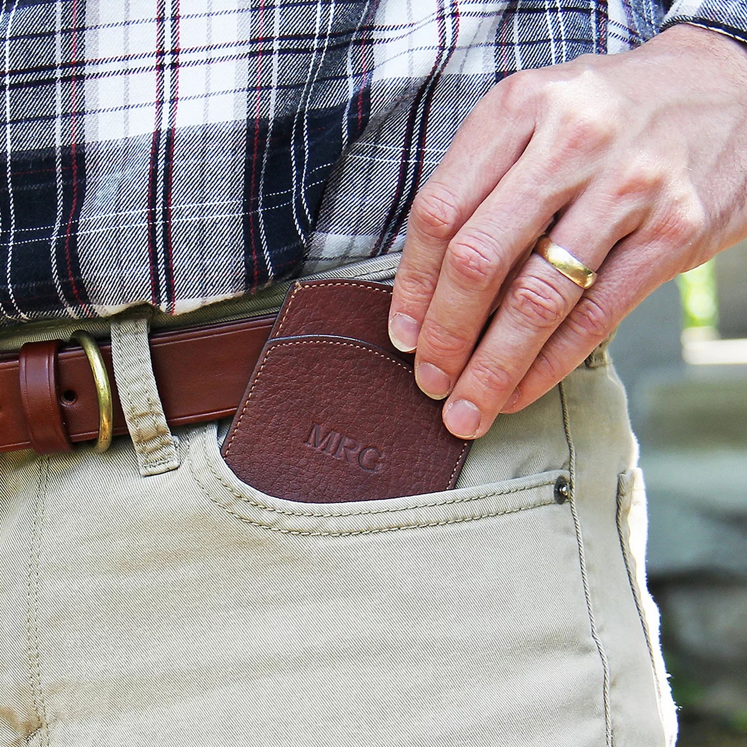 Orvis | Leather Front Pocket Wallet