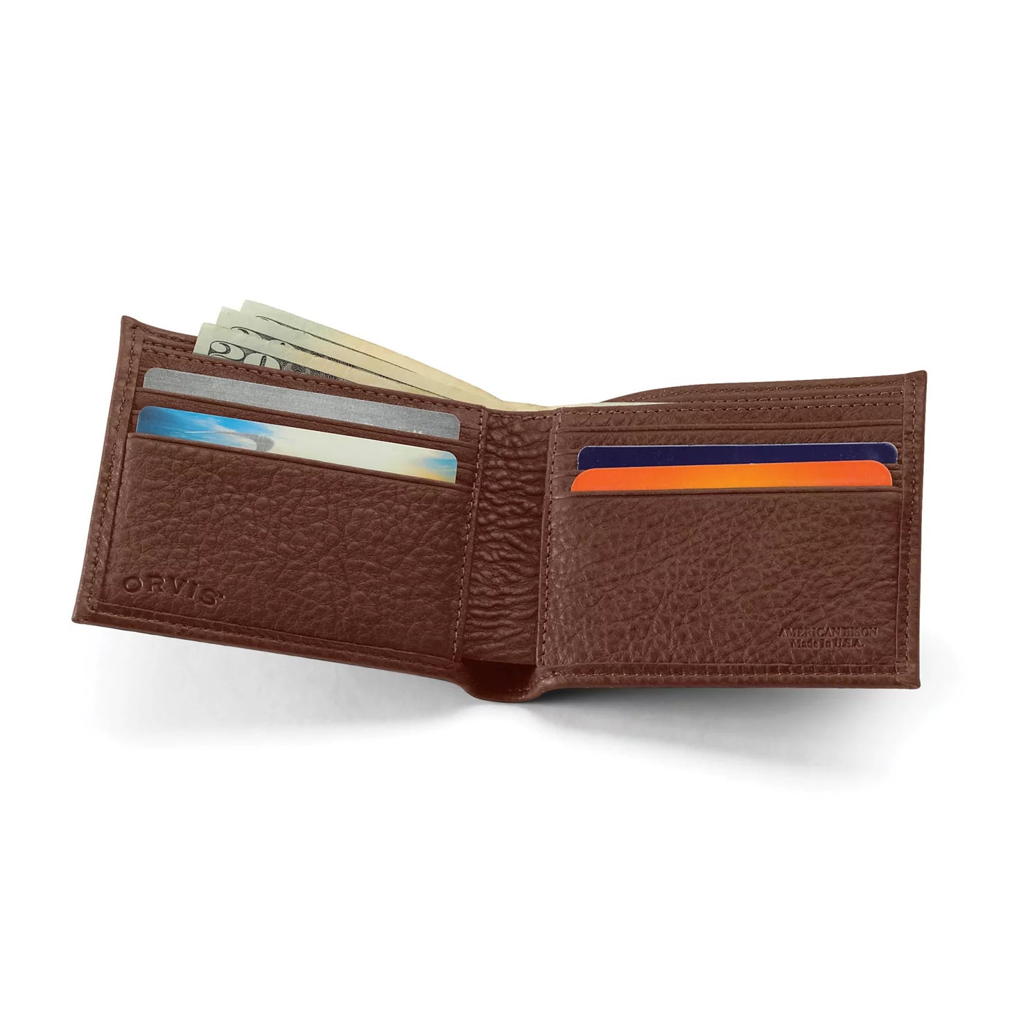 Orvis | American Bison Thinfold Leather Wallet