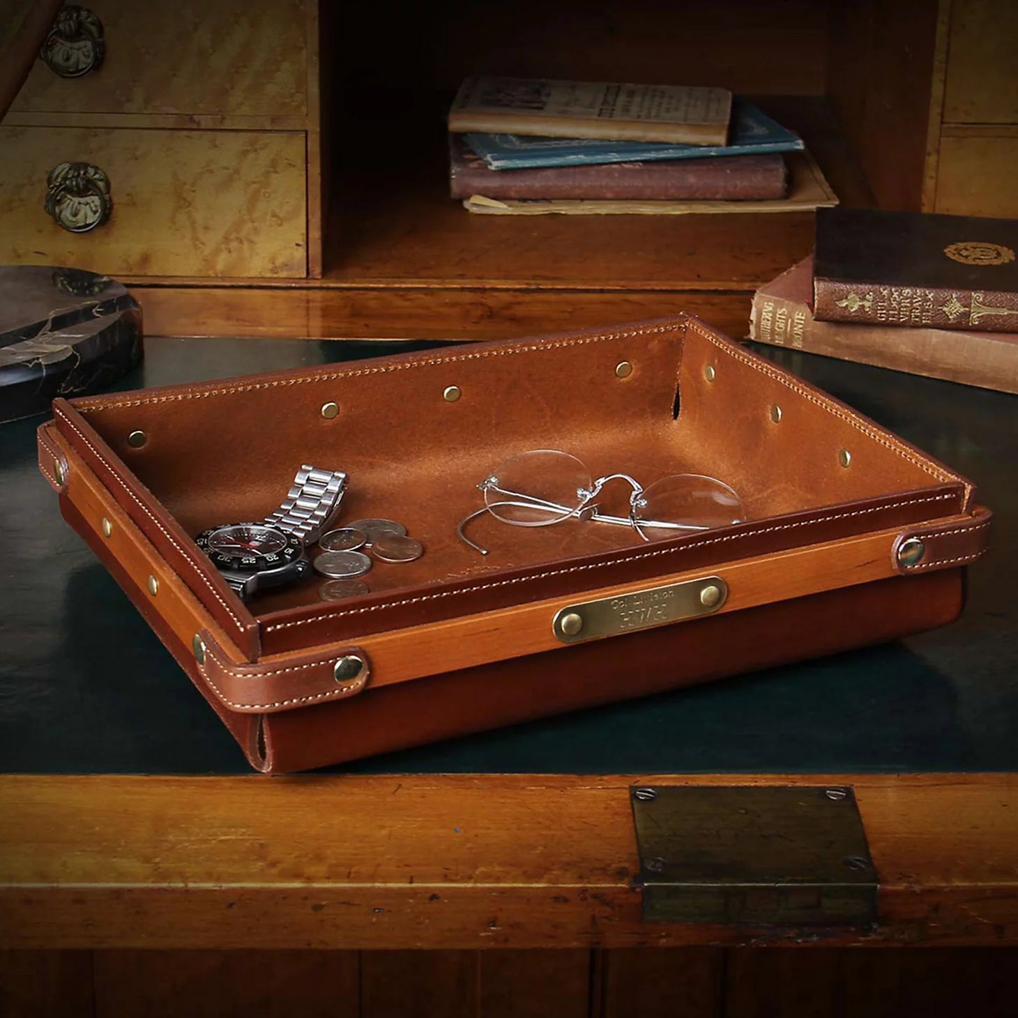 Orvis | No. 120 Leather Valet Tray