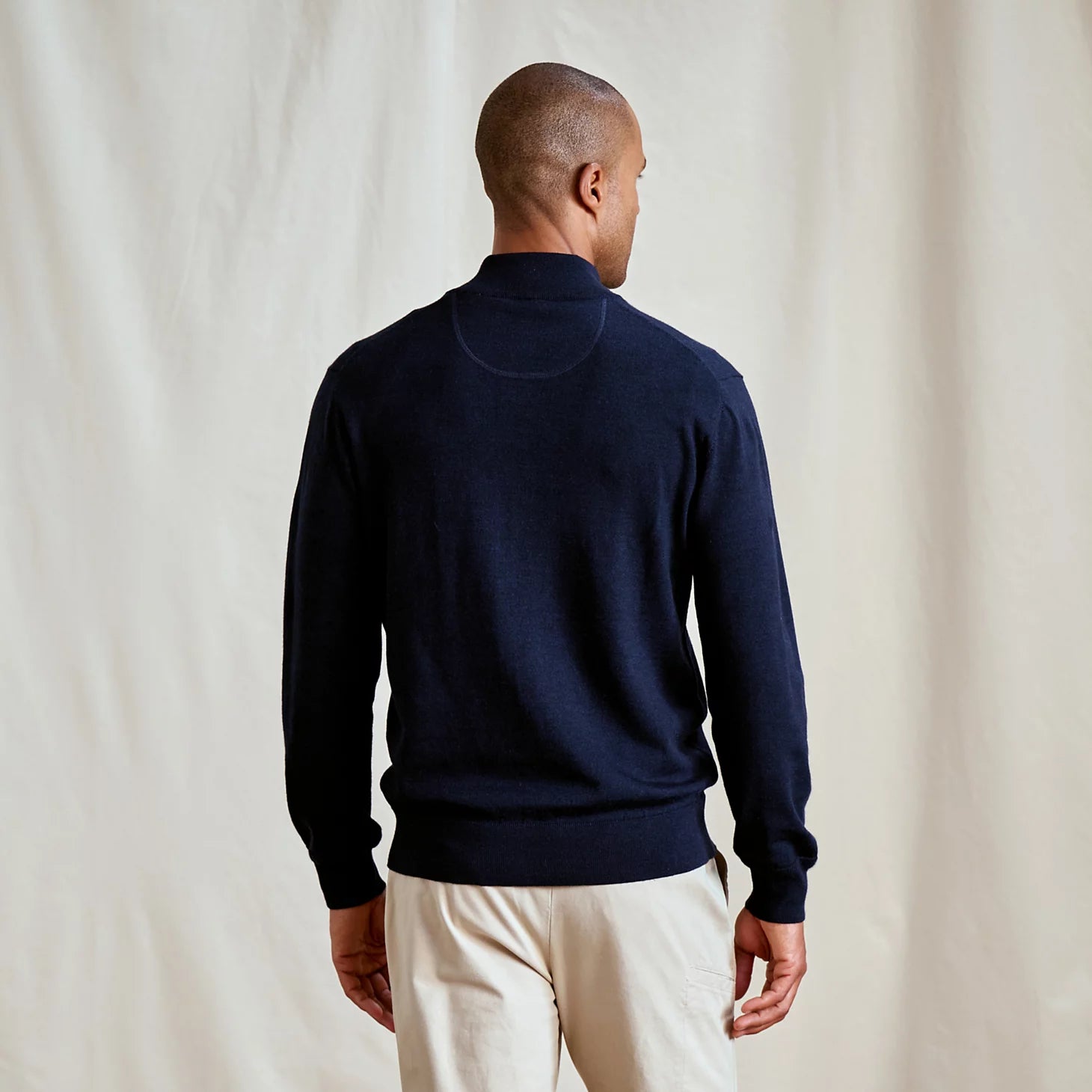 Orvis | Merino Button Mockneck Sweater