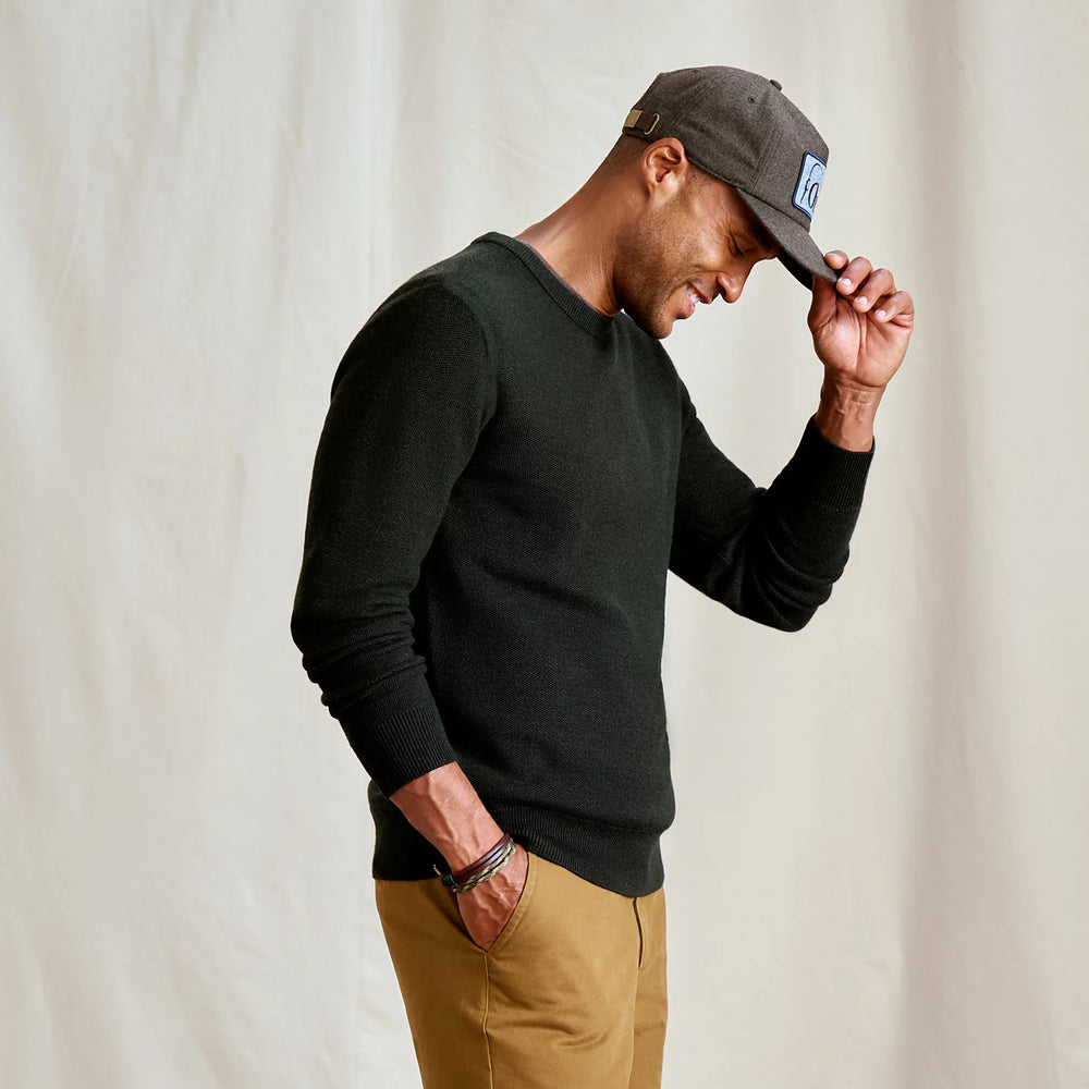 Orvis | Merino Piqué Crewneck Sweater