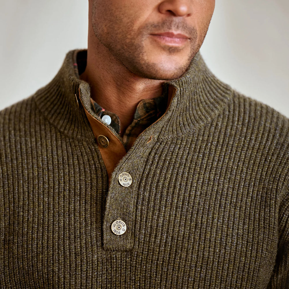 Orvis | Quail Creek Button Mockneck Pullover