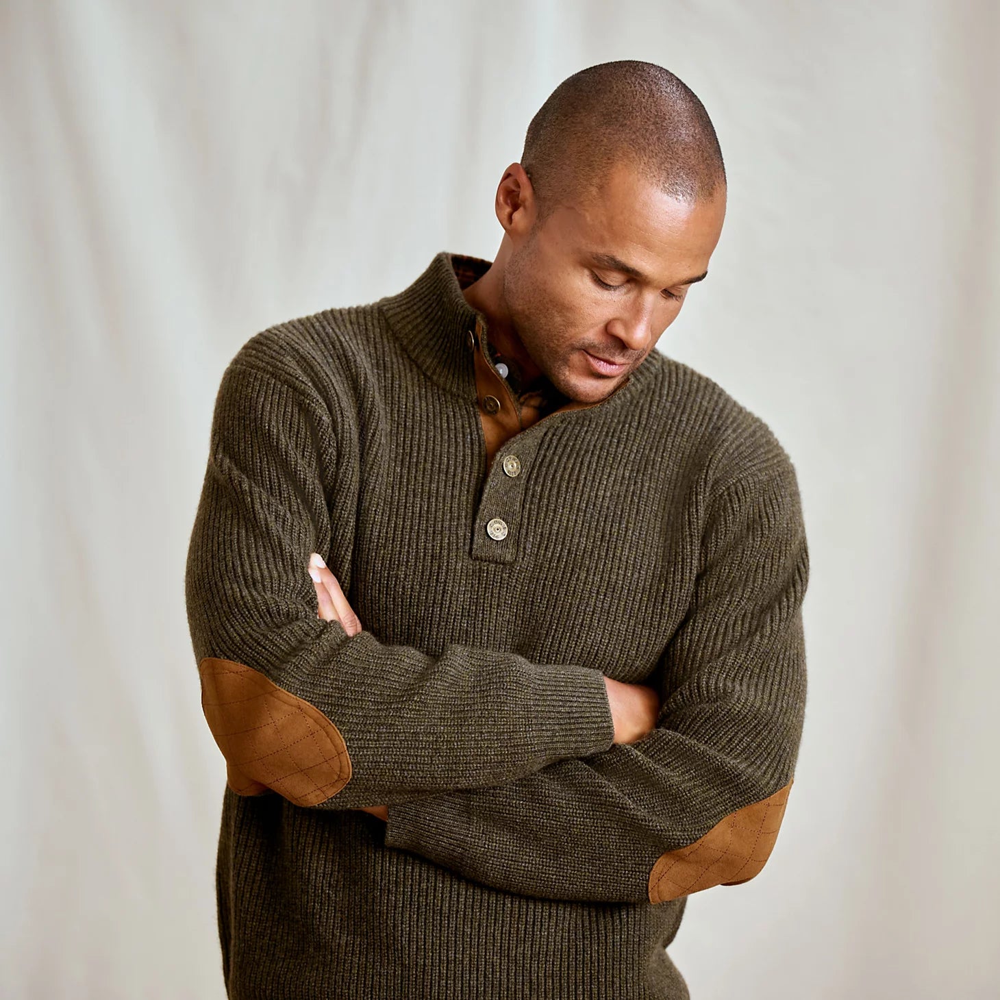 Orvis | Quail Creek Button Mockneck Pullover
