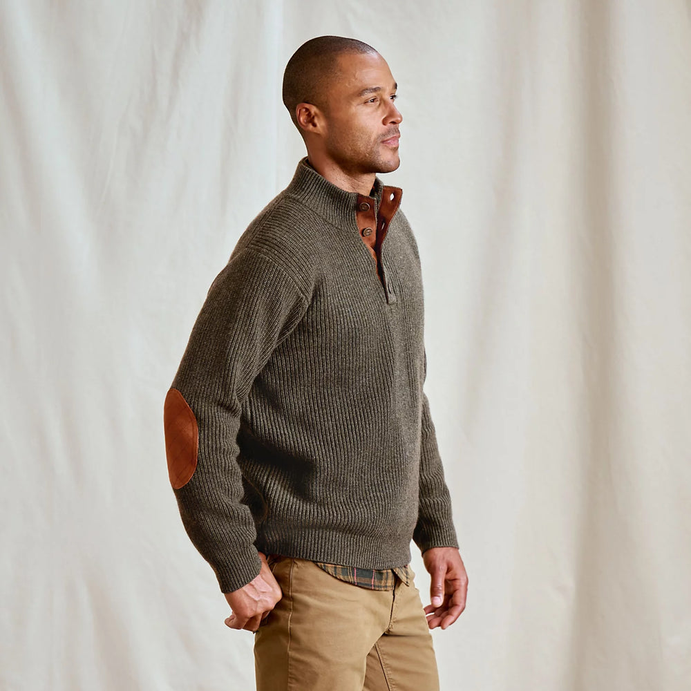 Orvis | Quail Creek Button Mockneck Pullover