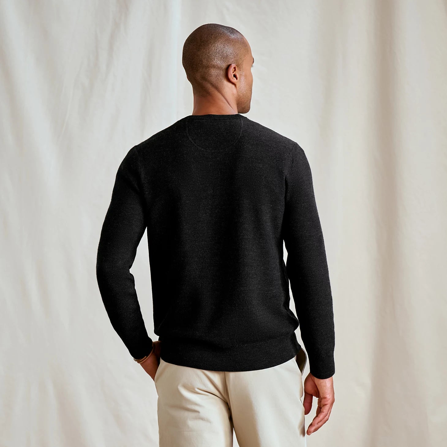 Orvis | Merino Piqué V-Neck Sweater
