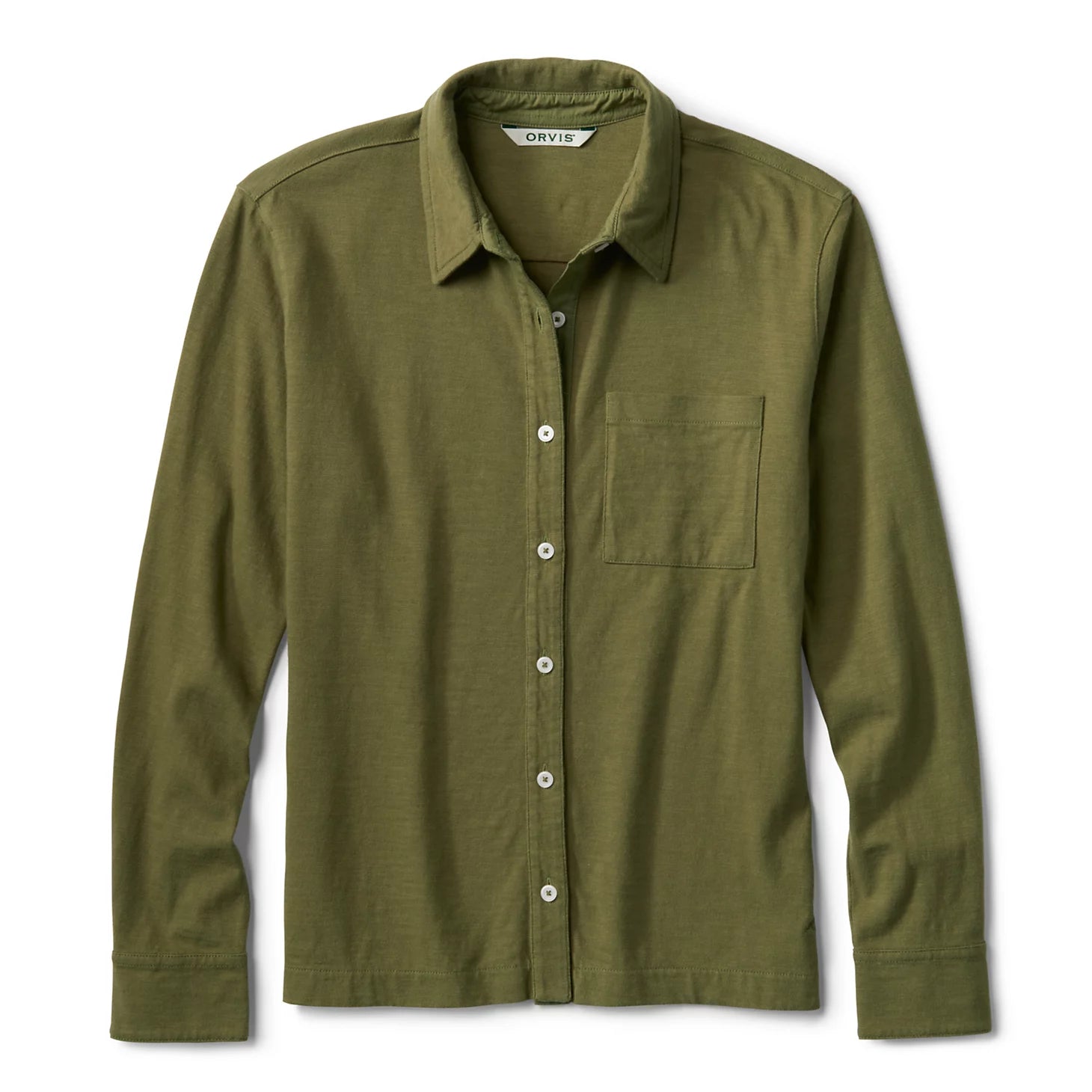 Orvis | Women's Bromley Knit Button-Down Long-Sleeve Shirt
