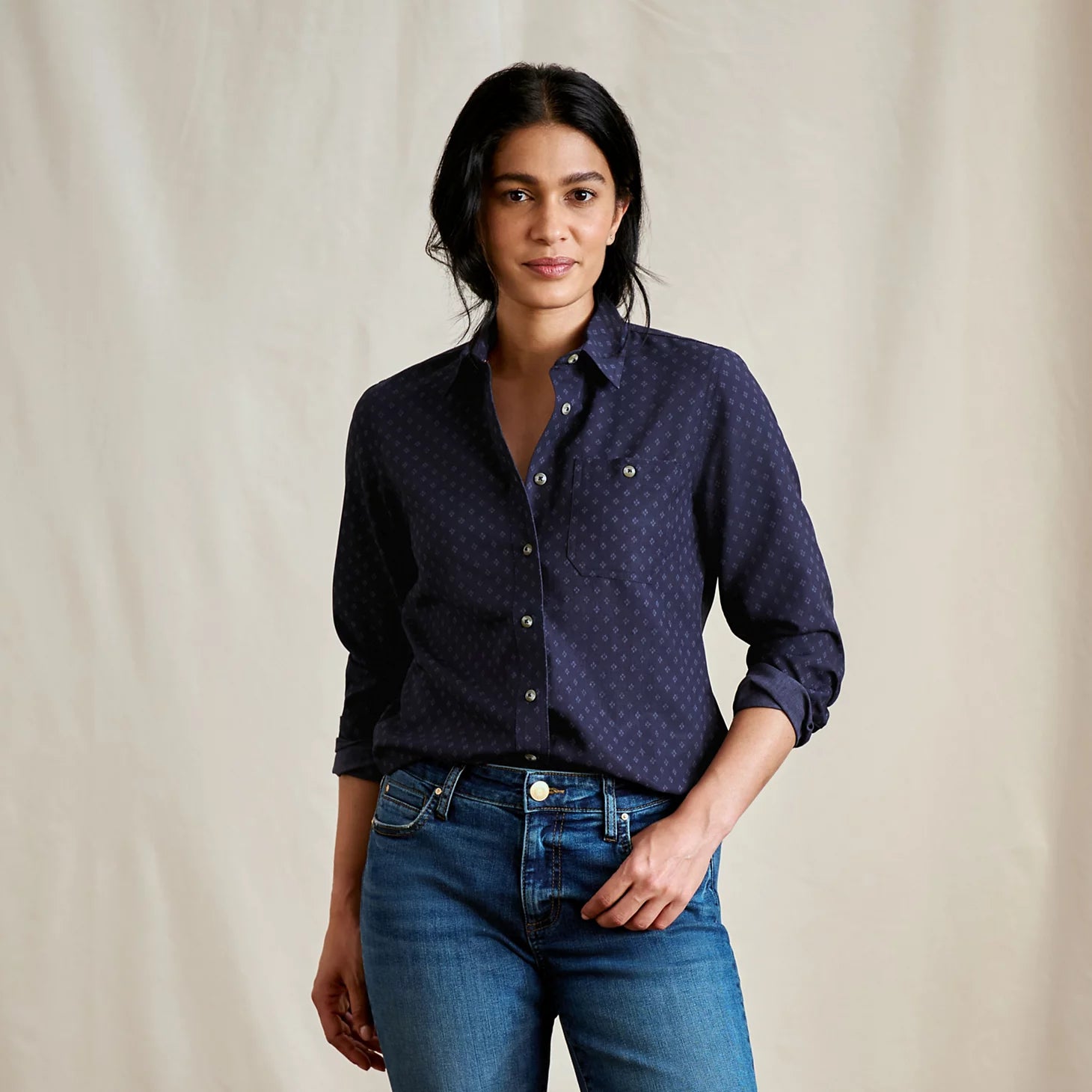 Orvis | Women's Tech Chambray Long-Sleeve Work Shirt