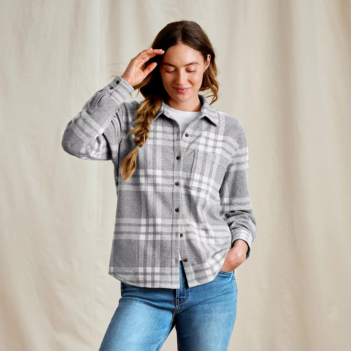Orvis | Women's Snowy River Button-Down Long-Sleeve Shirt