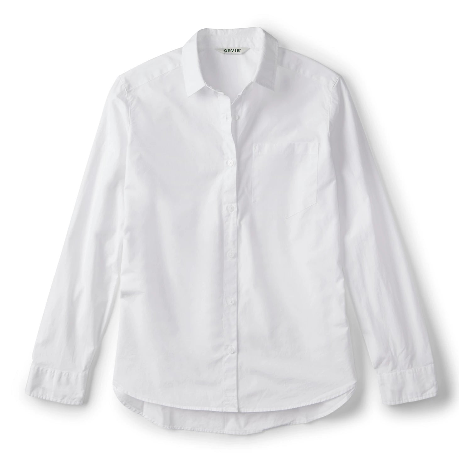 Orvis | Women's Heritage Poplin Garment-Dyed Long-Sleeve Shirt