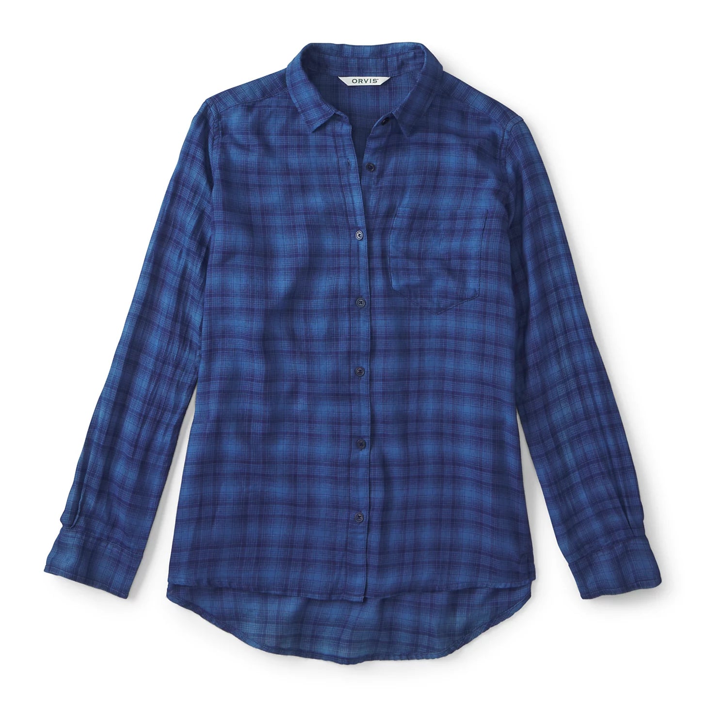 Orvis | Everyday Lightweight Plaid Long-Sleeve Boyfriend Shirt