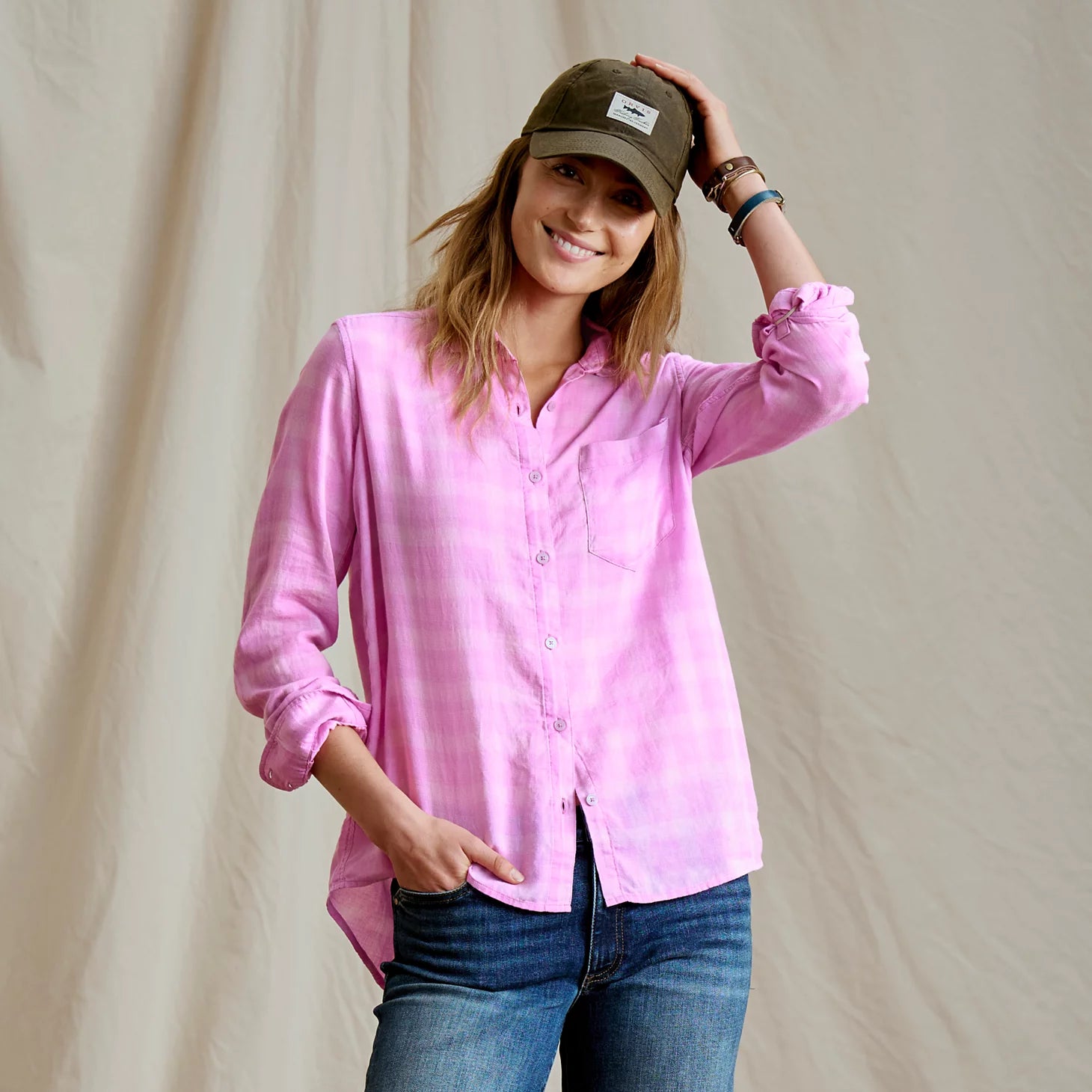 Orvis | Everyday Lightweight Plaid Long-Sleeve Boyfriend Shirt