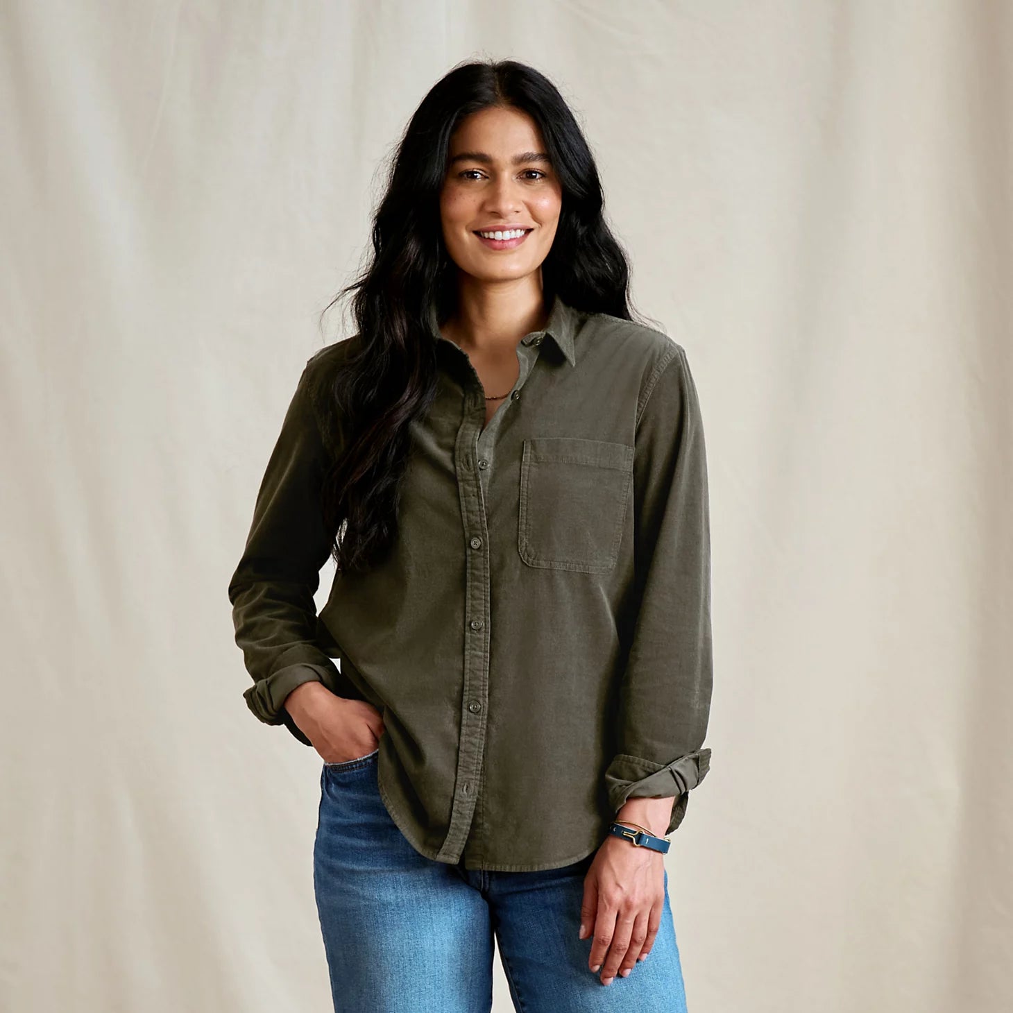 Orvis | Corduroy Button-Down Long-Sleeve Shirt