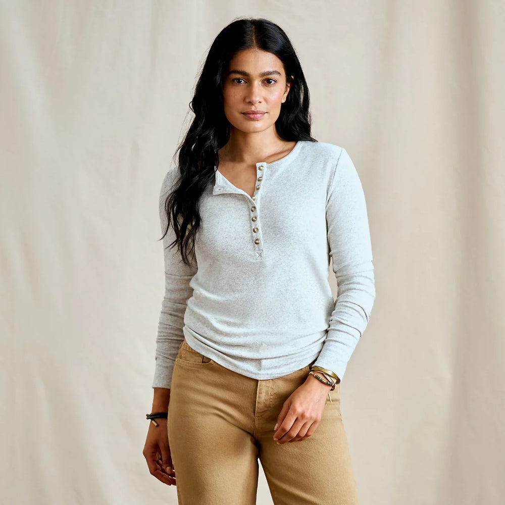 Orvis | Ribbed Henley Long-Sleeve Tee