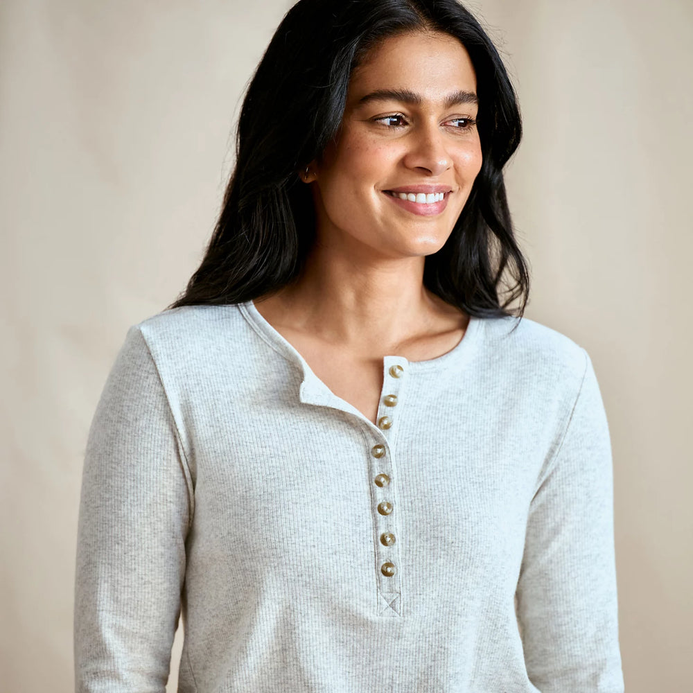 Orvis | Ribbed Henley Long-Sleeve Tee