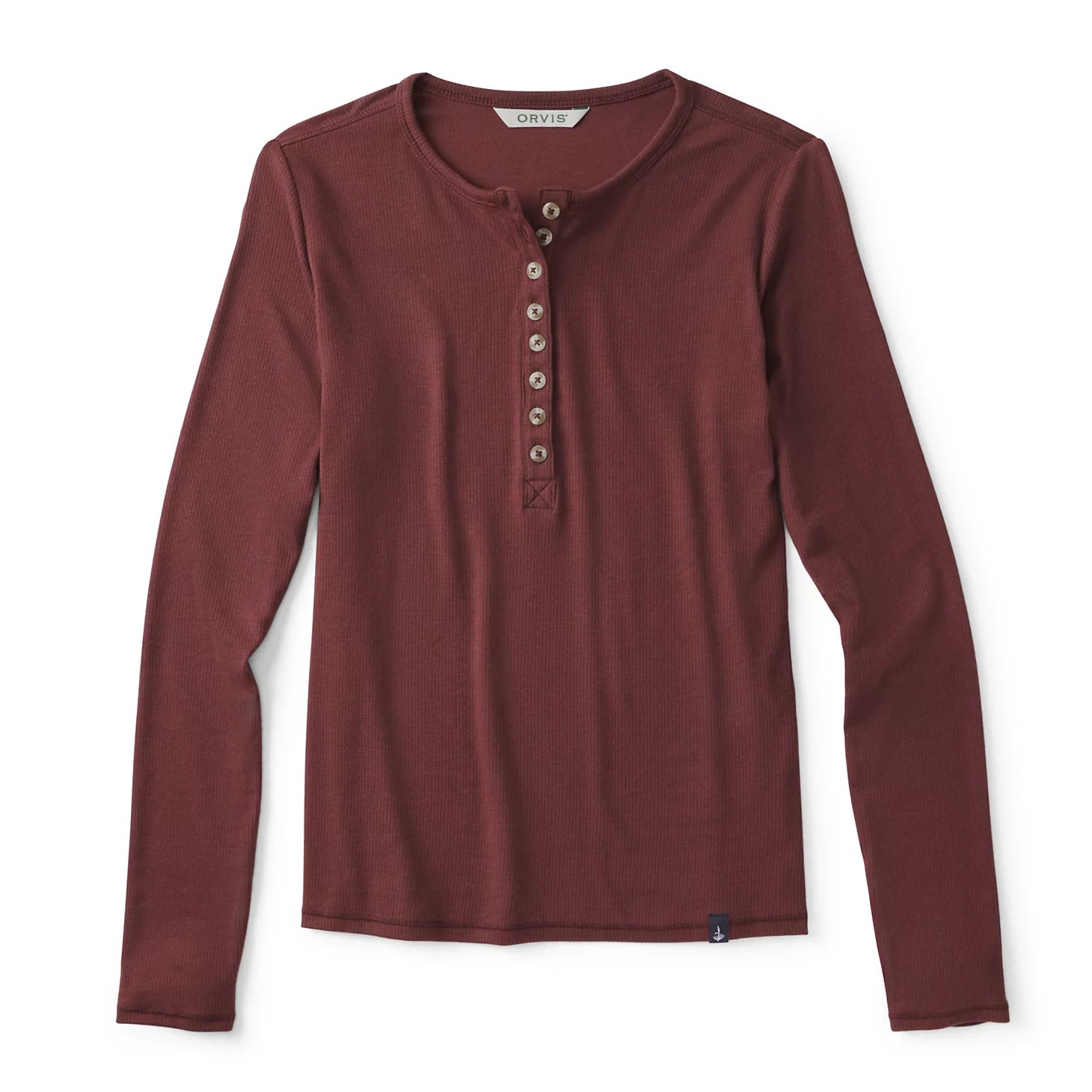 Orvis | Ribbed Henley Long-Sleeve Tee