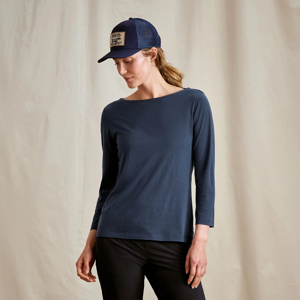 Orvis | Outbound Merino 3/4-Sleeve Boatneck Tee