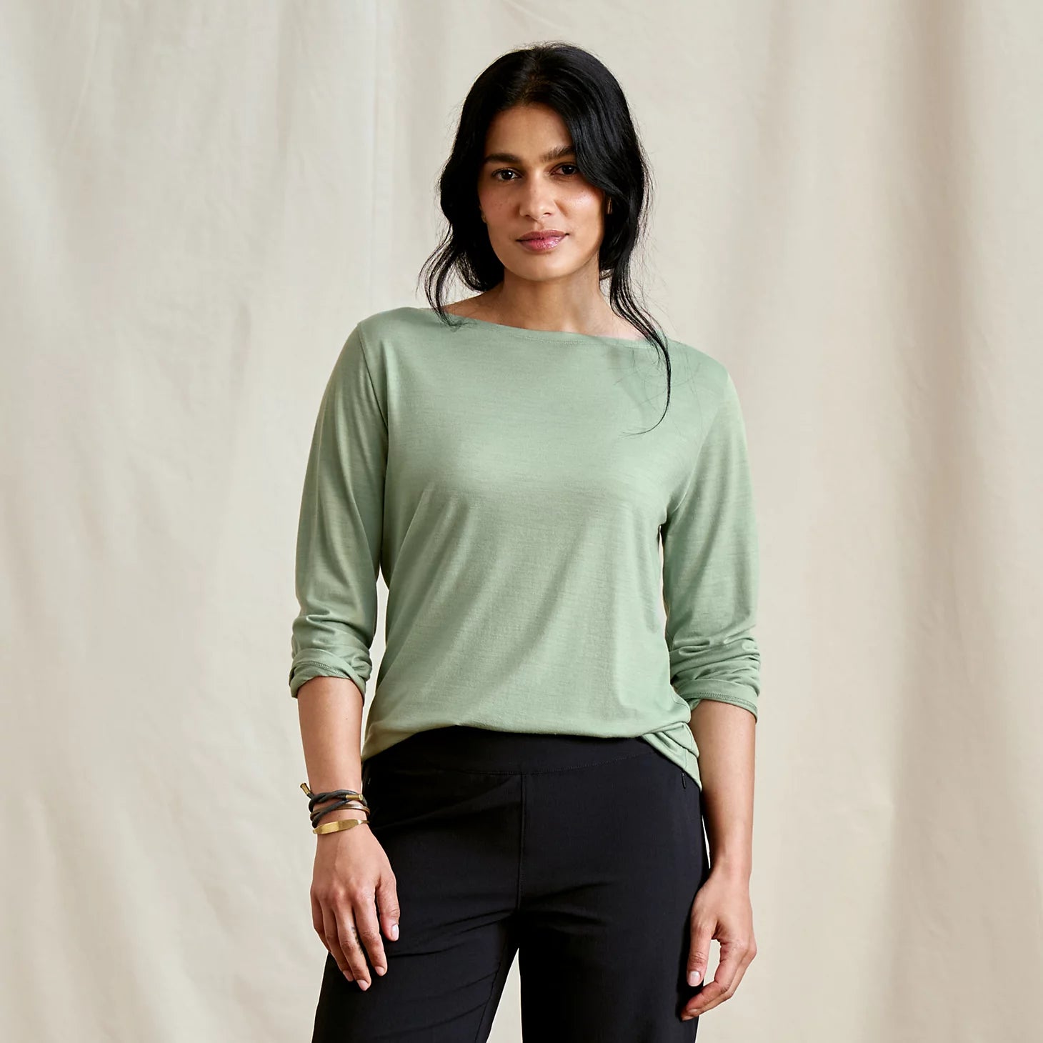 Orvis | Outbound Merino 3/4-Sleeve Boatneck Tee