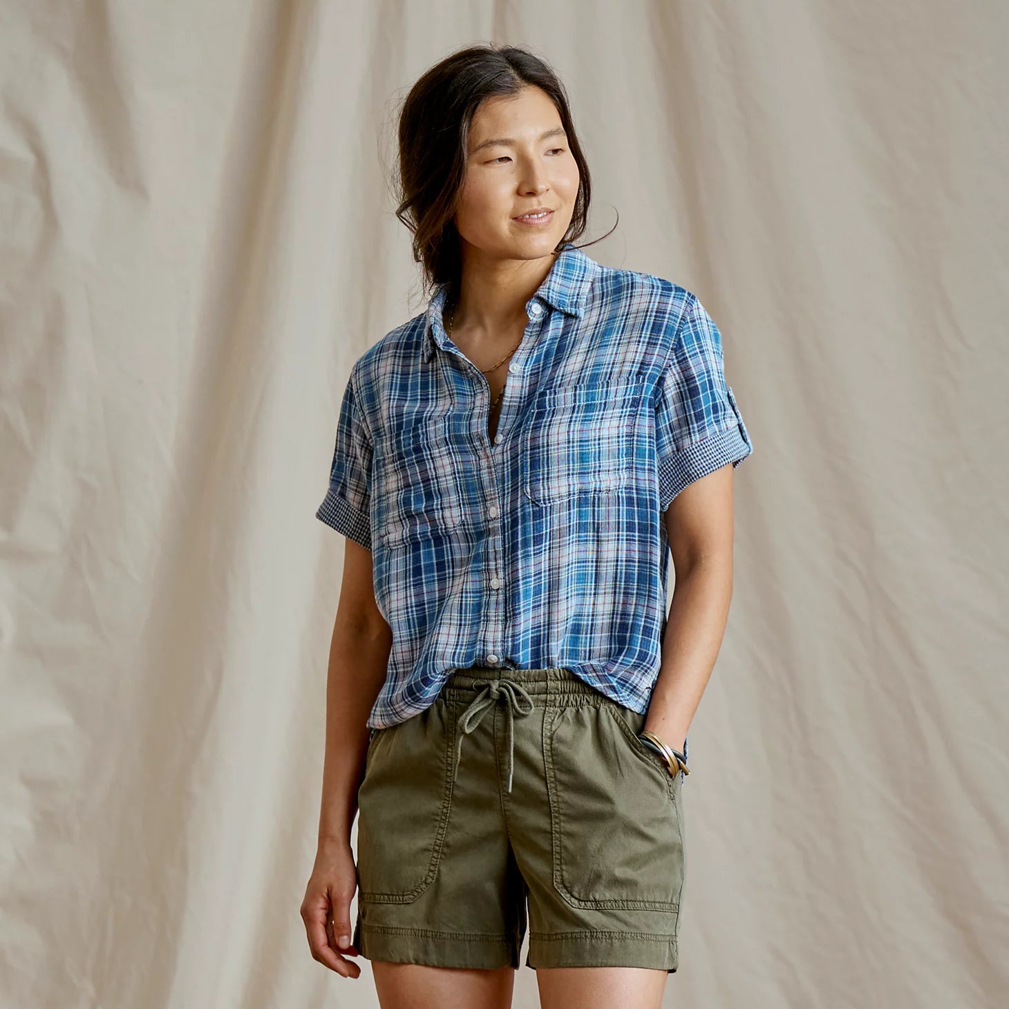 Orvis | Plaid Gauze Short-Sleeve Camp Shirt