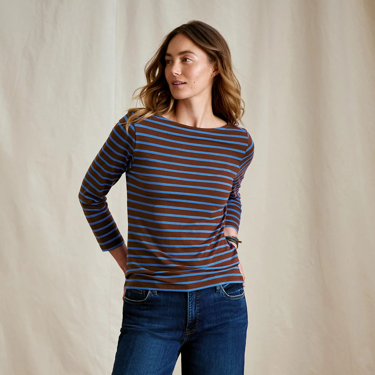 Orvis | Perfect 3/4-Sleeve Boatneck Tee