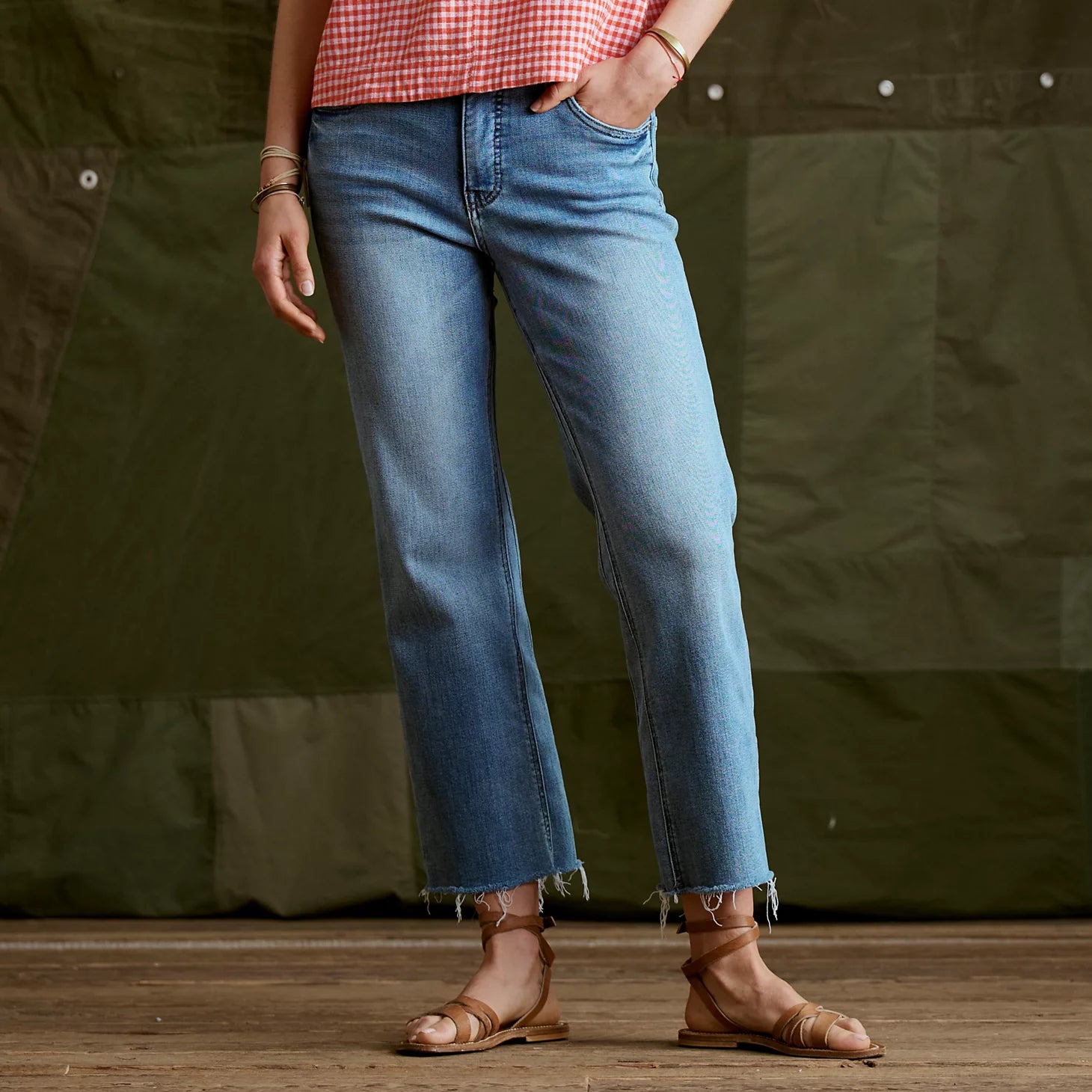 Orvis | Kut from the Kloth® Kelsey Cropped Flare Jeans