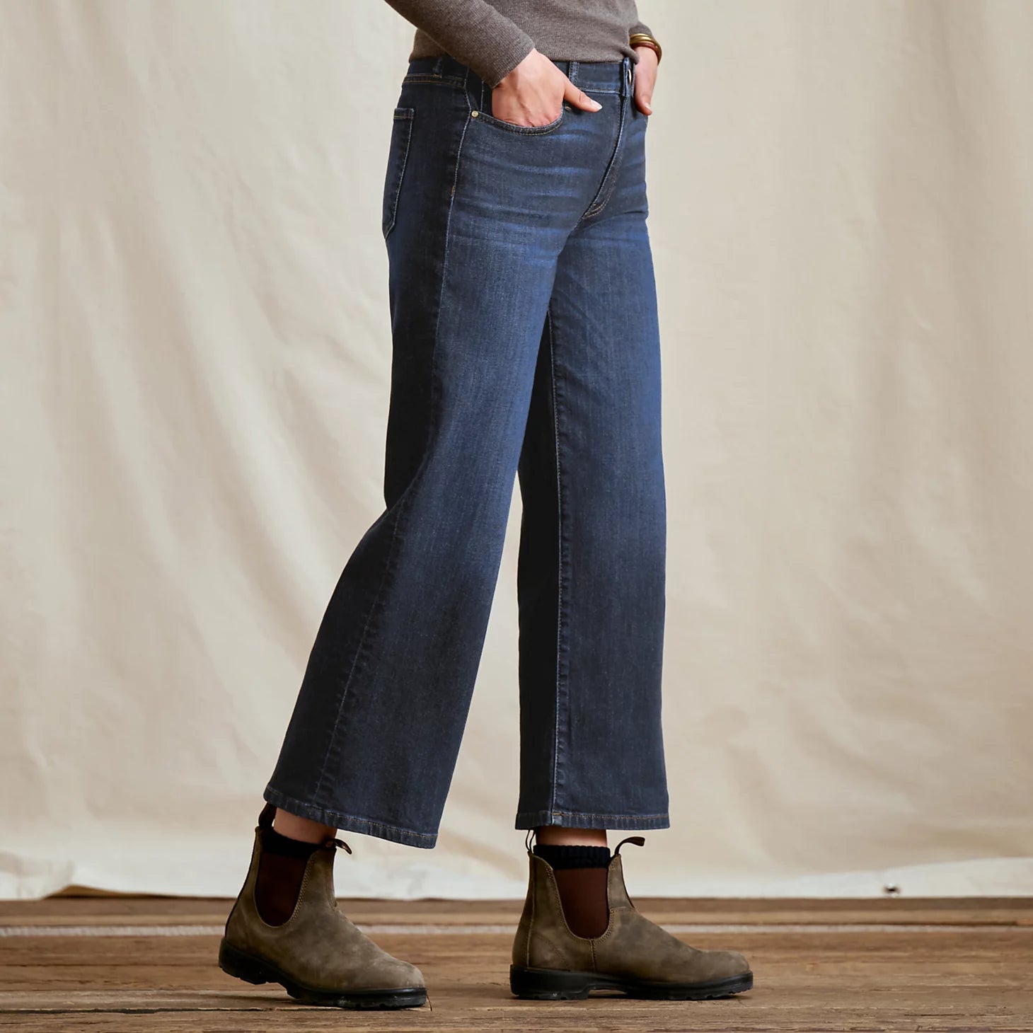 Orvis | Kut from the Kloth® Charlotte Denim Wide-Leg Cropped Jeans