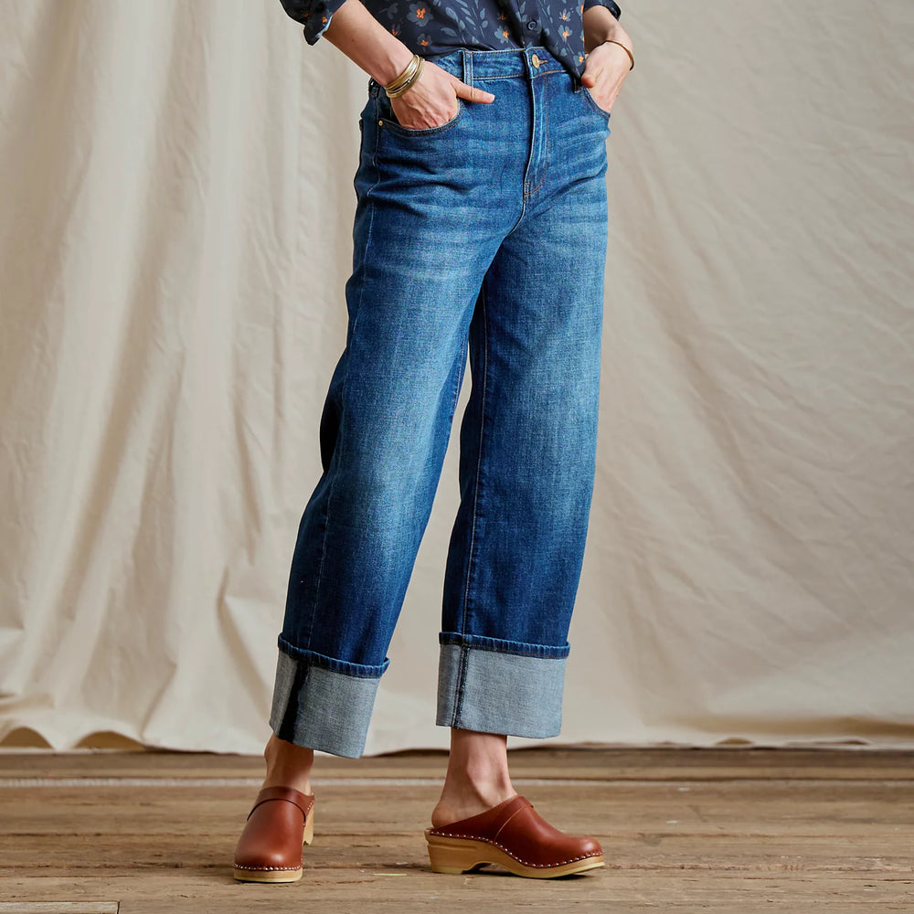 Orvis | Kut from the Kloth® Sienna High-Rise Cuffed Wide-Leg Jeans