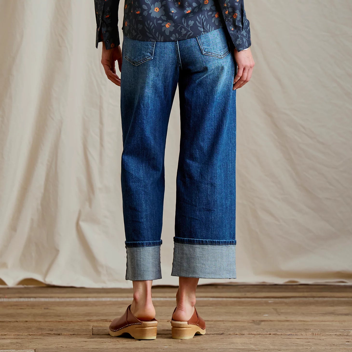 Orvis | Kut from the Kloth® Sienna High-Rise Cuffed Wide-Leg Jeans