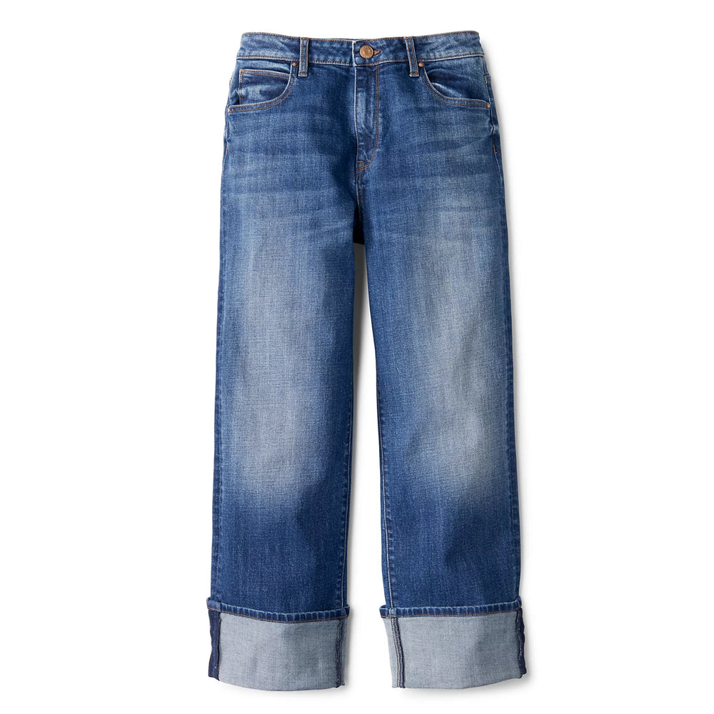 Orvis | Kut from the Kloth® Sienna High-Rise Cuffed Wide-Leg Jeans