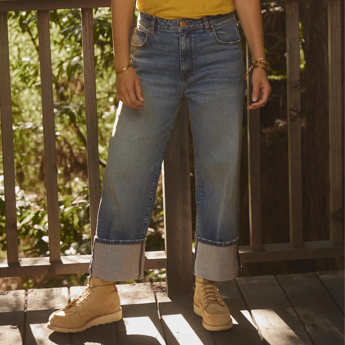 Orvis | Kut from the Kloth® Sienna High-Rise Cuffed Wide-Leg Jeans