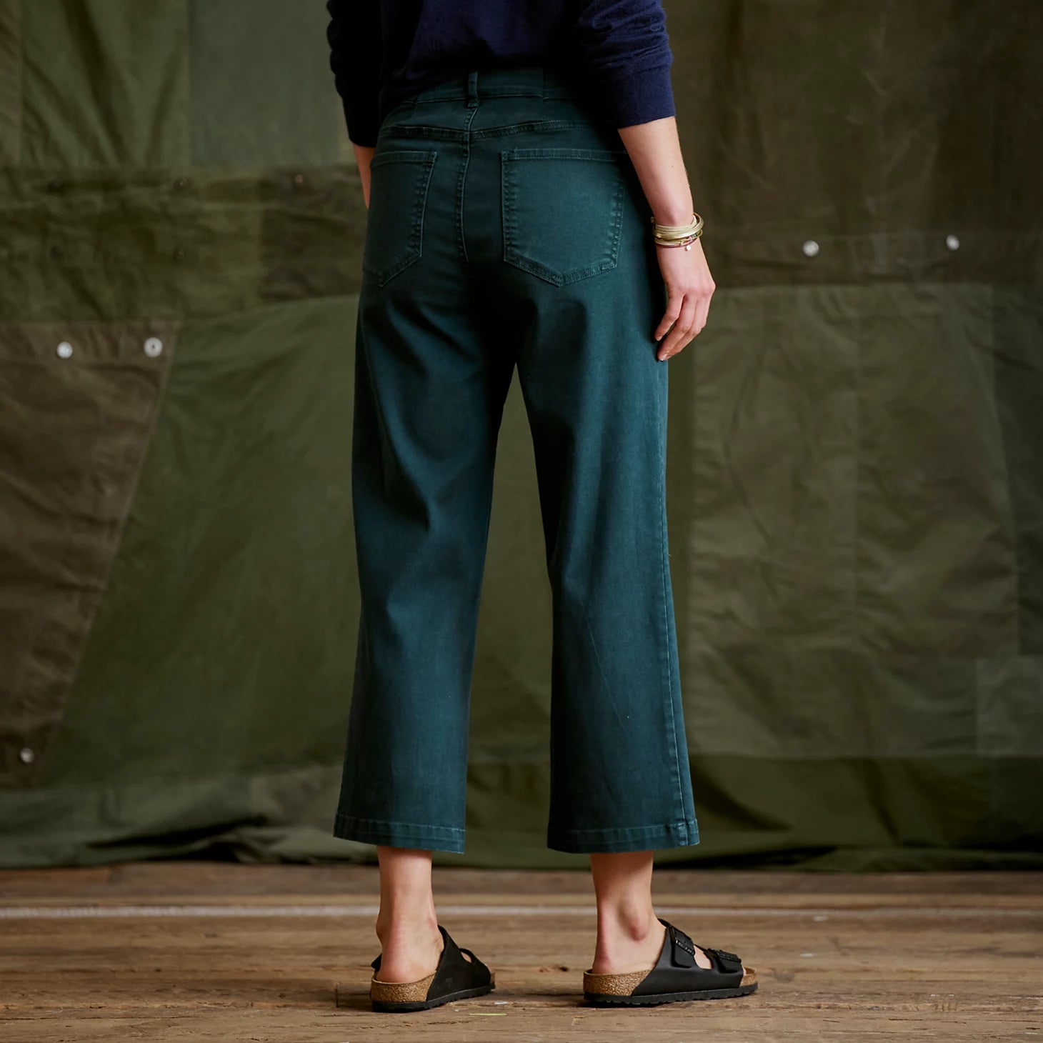 Orvis | Kut from the Kloth® Charlotte Twill High-Rise Wide-Leg Jeans