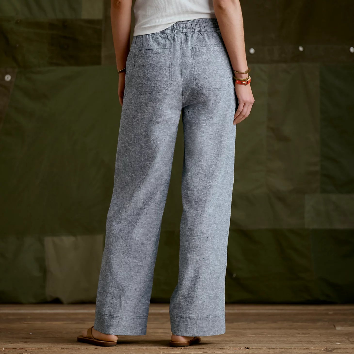 Orvis | Explorer Performance Linen Wide-Leg Pants