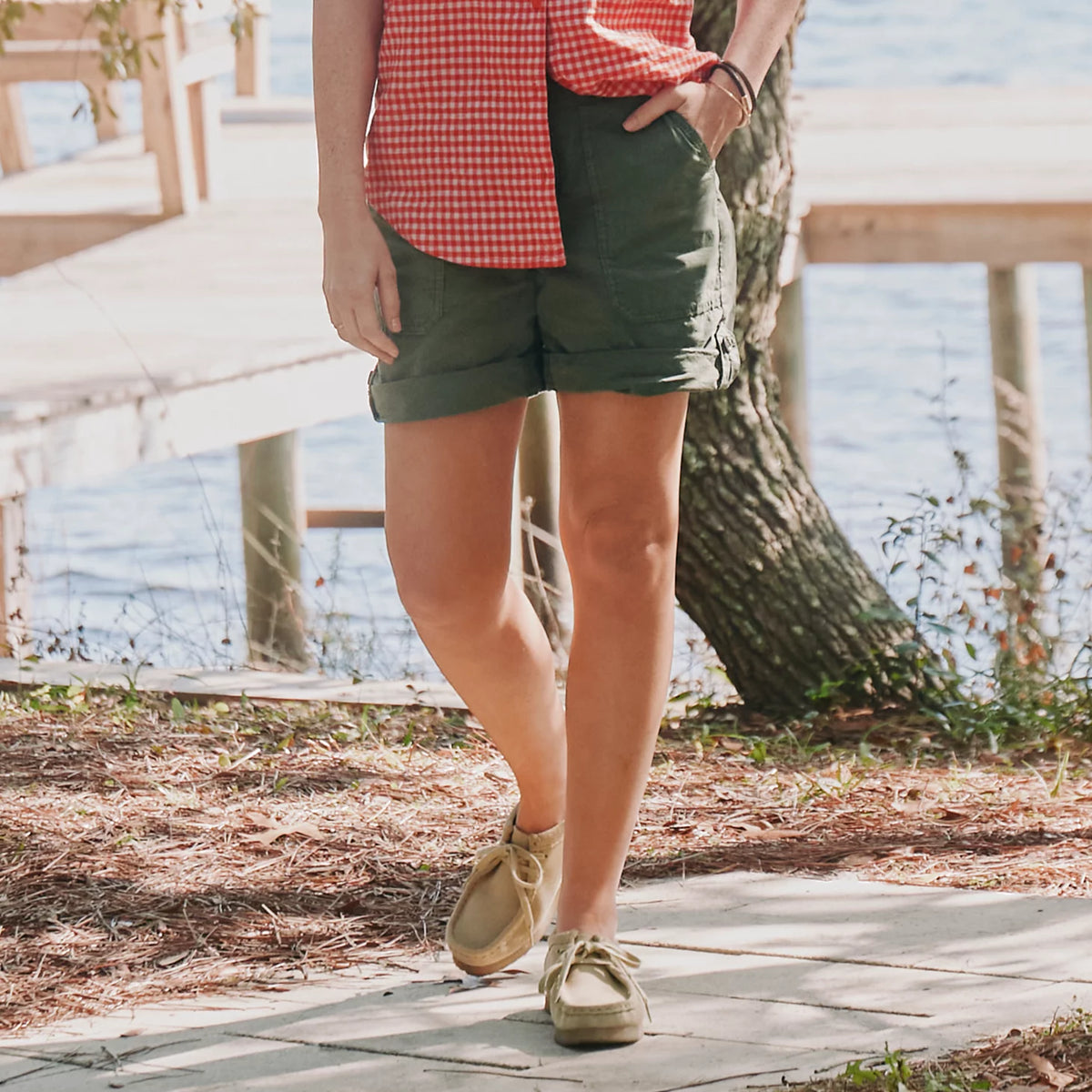 Orvis | Women's 1856 Stretch Poplin 9" Utility Shorts