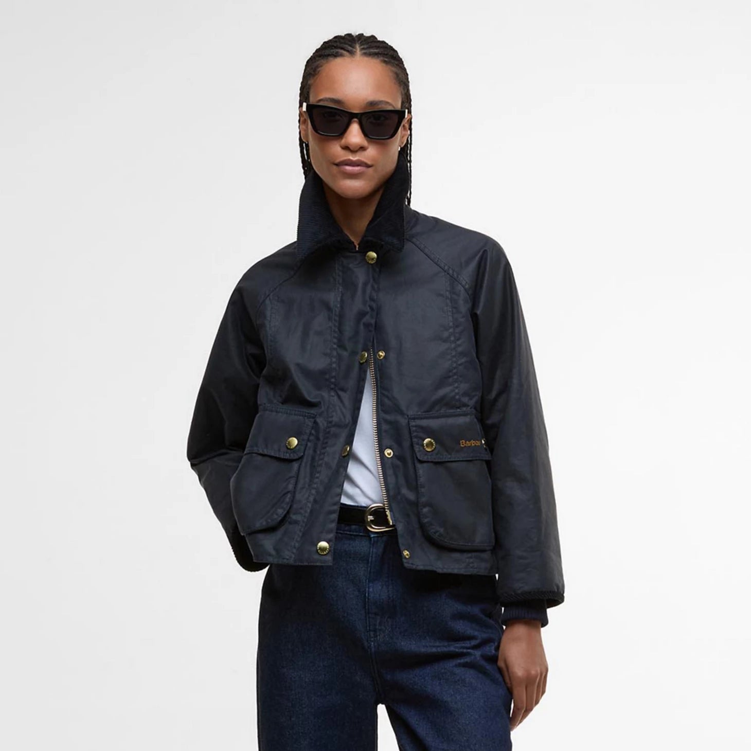 Orvis | Barbour® Cropped Beadnell Waxed Jacket