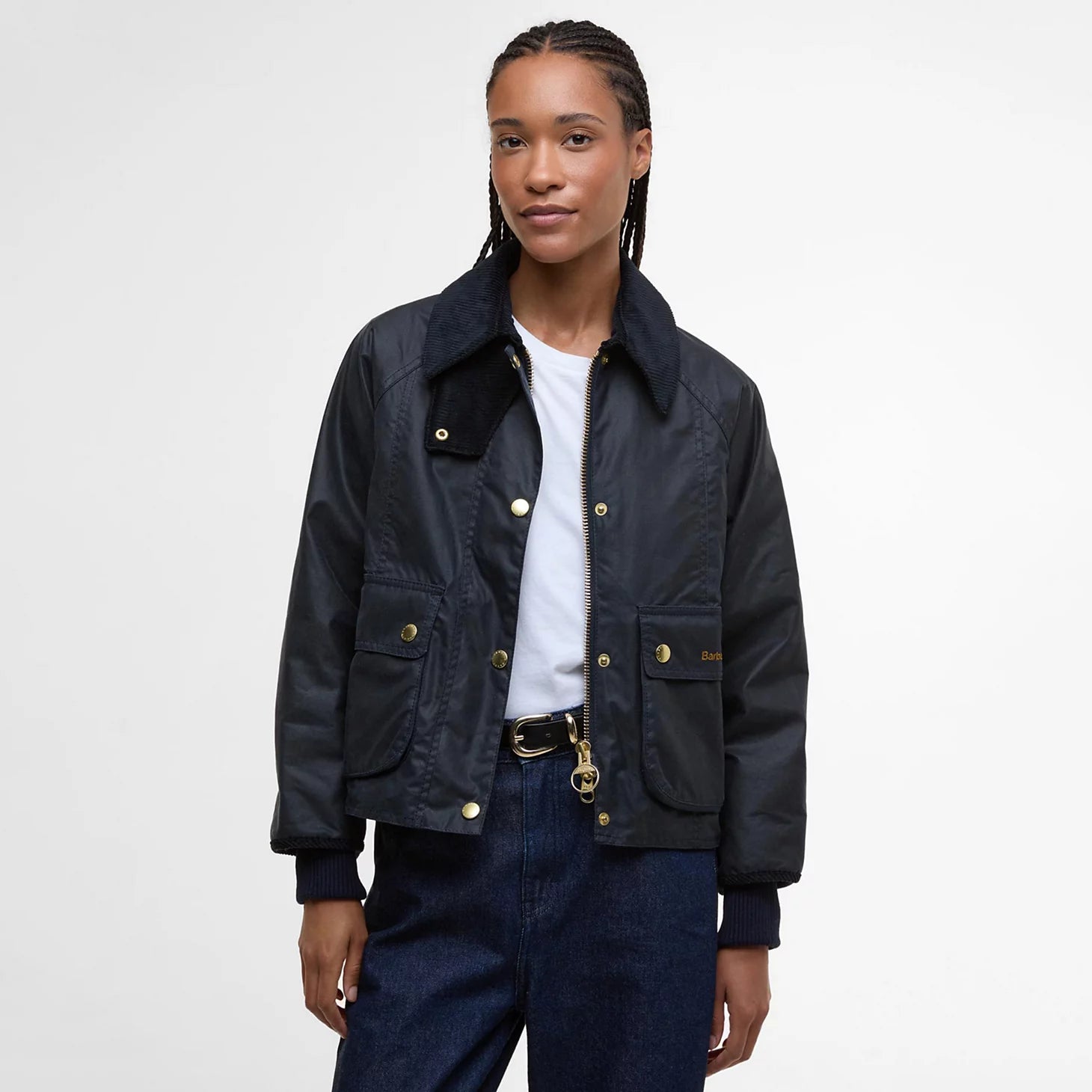 Orvis | Barbour® Cropped Beadnell Waxed Jacket