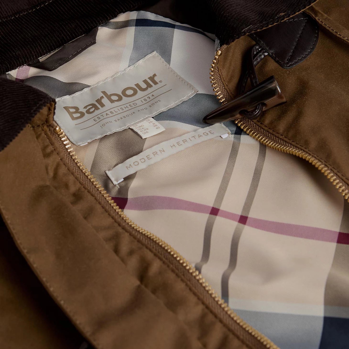 Orvis | Barbour® Myra Waxed Duffle Coat