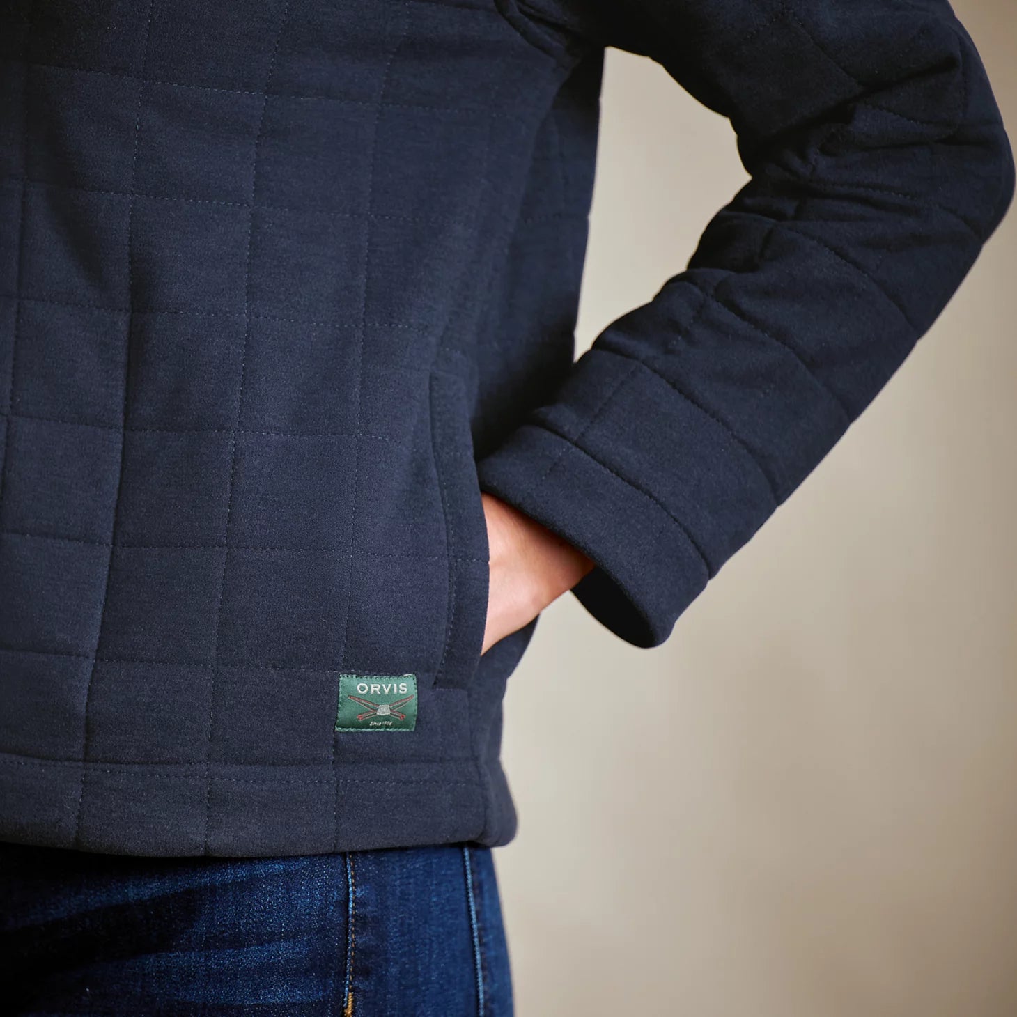 Orvis | Women's Battenkill Quilted 1/2-Snap Sweatshirt