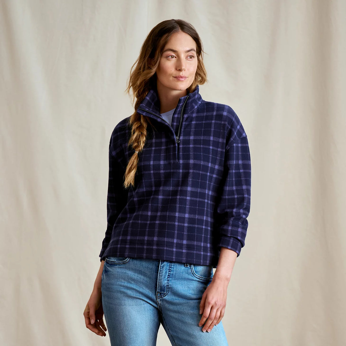 Orvis | Women's Snowy River 1/4-Zip Sweatshirt