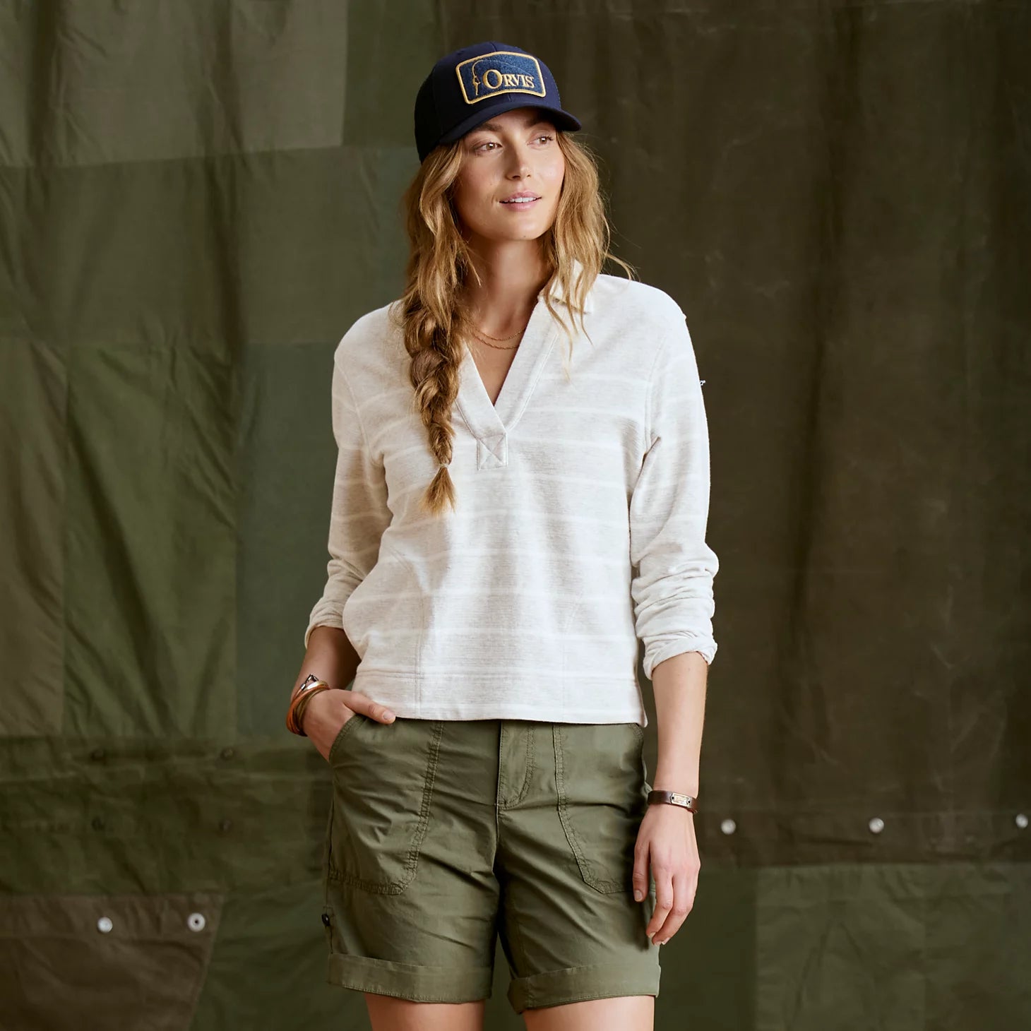 Orvis | Lightweight Polo Sweatshirt