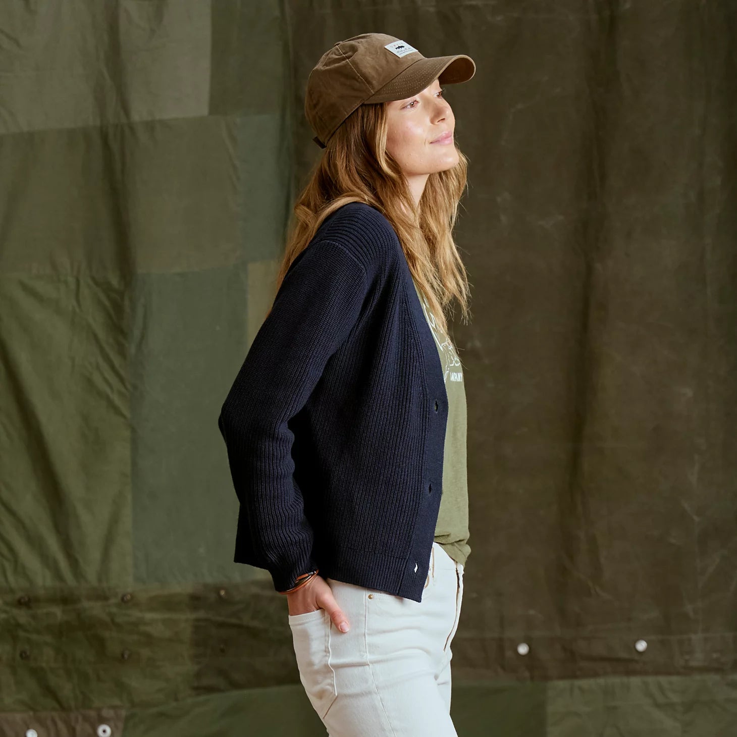 Orvis | Ribbed Short Cardigan