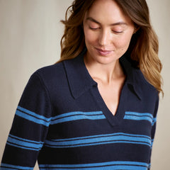 Orvis | Brookside Striped Polo Sweater