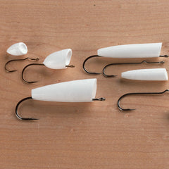 Orvis | Popper Bodies with Hooks - Bass Popper Bodies with Size 4 and 8 Hooks