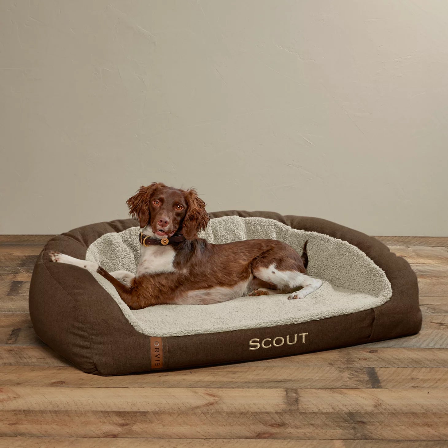 Orvis | FleeceLock® Memory Foam Couch Dog Bed
