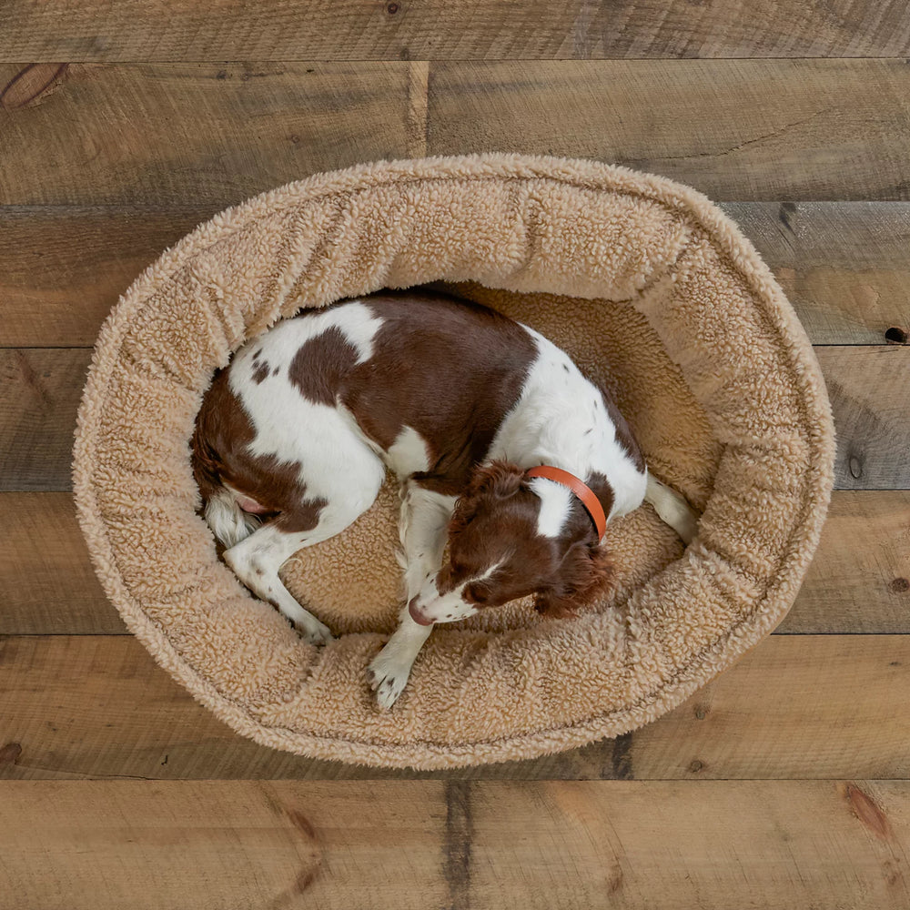Orvis | Orvis ComfortFill-Eco™ Wraparound Dog Bed with Fleece
