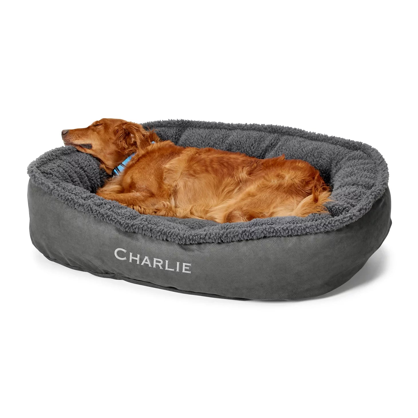 Orvis | Orvis ComfortFill-Eco™ Wraparound Dog Bed with Fleece