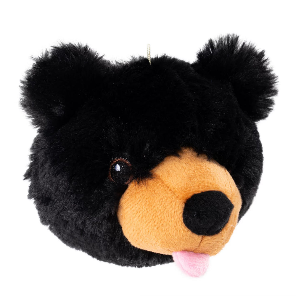 Orvis | Black Bear Head 2-in-1 Dog Toy