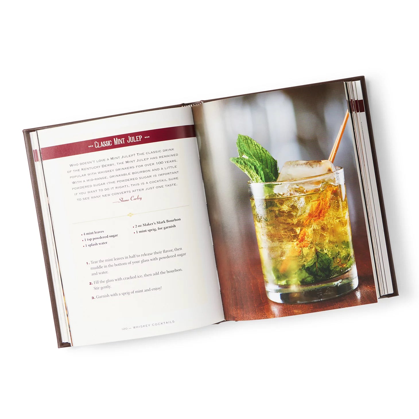 Orvis | Leather-Bound Whiskey Cocktails Book
